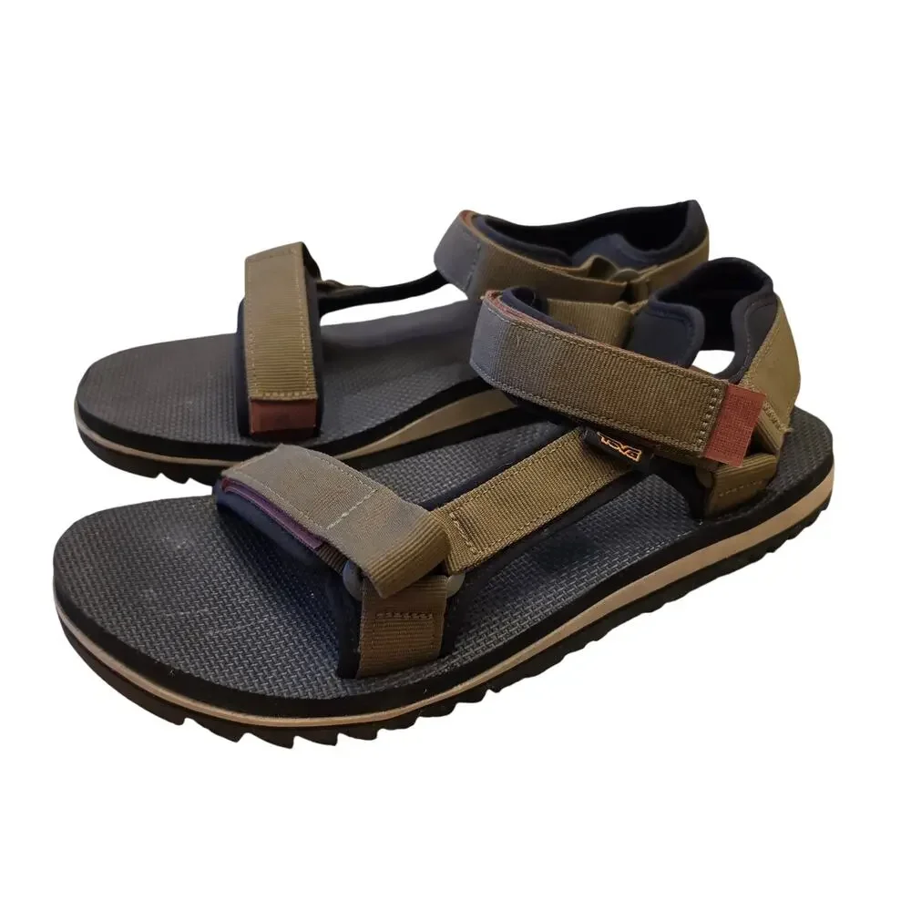 Teva Universal Trail Strappy Sandals Men's Size 12 Dark Olive Ourdoor Hiking